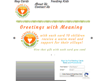Tablet Screenshot of feedingcards.com